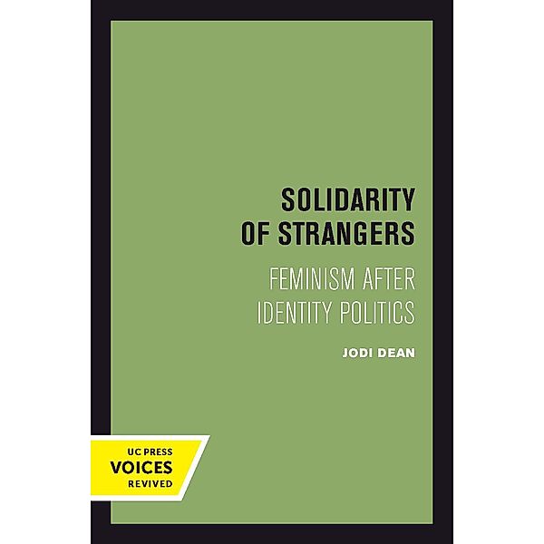 Solidarity of Strangers, Jodi Dean