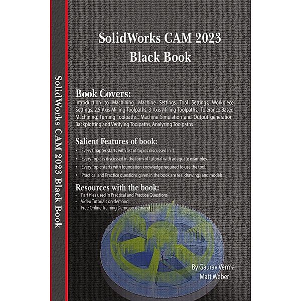 SolidWorks CAM 2023 Black Book, Gaurav Verma, Matt Weber