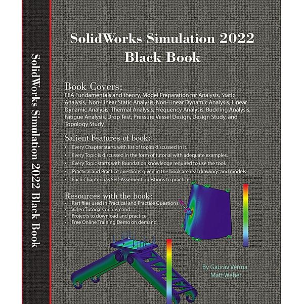 SolidWorks Simulation 2022 Black Book, Gaurav Verma, Matt Weber