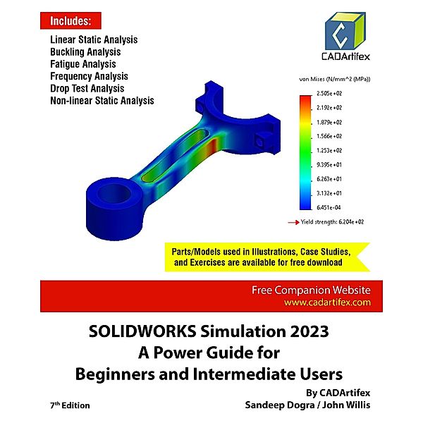 SOLIDWORKS Simulation 2023: A Power Guide for Beginners and Intermediate Users, Sandeep Dogra