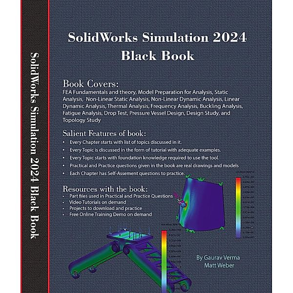 SolidWorks Simulation 2024 Black Book, Gaurav Verma, Matt Weber