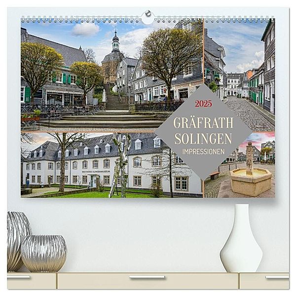 Solingen-Gräfrath Impressionen (hochwertiger Premium Wandkalender 2025 DIN A2 quer), Kunstdruck in Hochglanz, Calvendo, Dirk Meutzner