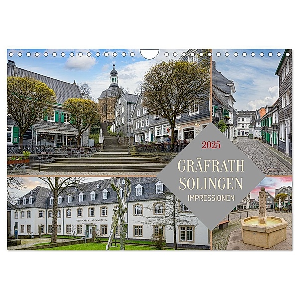 Solingen-Gräfrath Impressionen (Wandkalender 2025 DIN A4 quer), CALVENDO Monatskalender, Calvendo, Dirk Meutzner