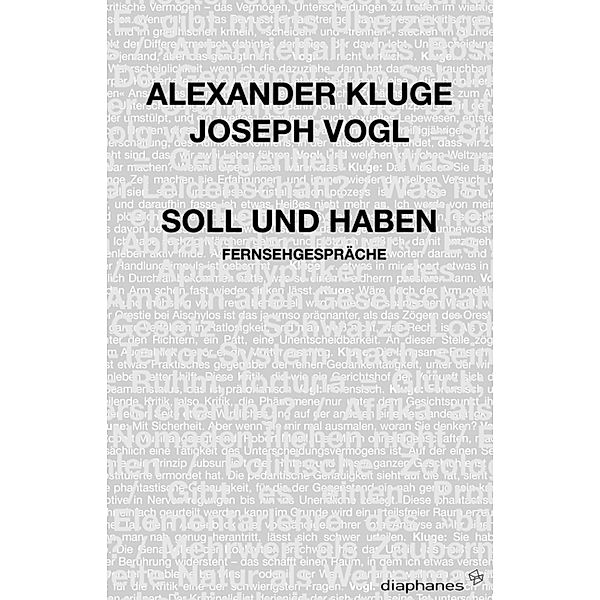 Soll und Haben, Alexander Kluge, Joseph Vogl