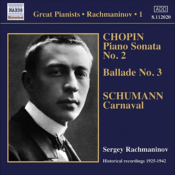Solo Piano Recordings Vol.1, Sergei Rachmaninoff