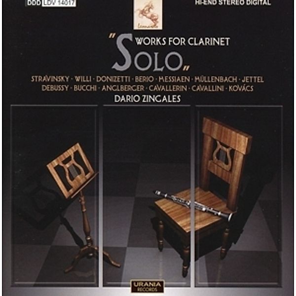 Solo-Werke Für Klarinette, Dario Zingales