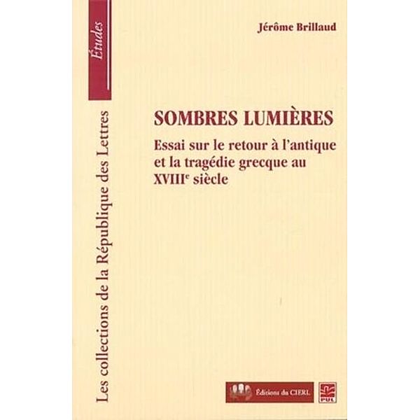 Sombres Lumieres, Jerome Brillaud