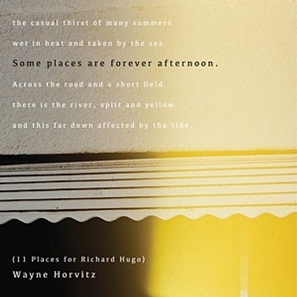 Some Places Are Forever Afternoon (11 Places For R, Wayne Horvitz