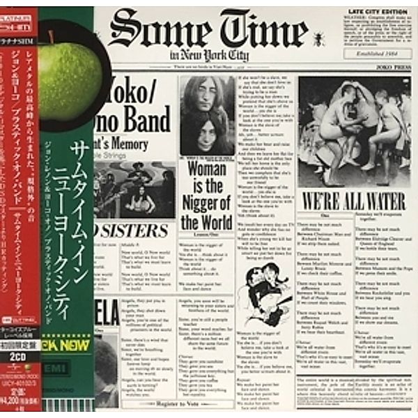 Some Time In New York-Platinum Shm Cd, John Lennon, Plastic Ono Band, Elephant's Memory