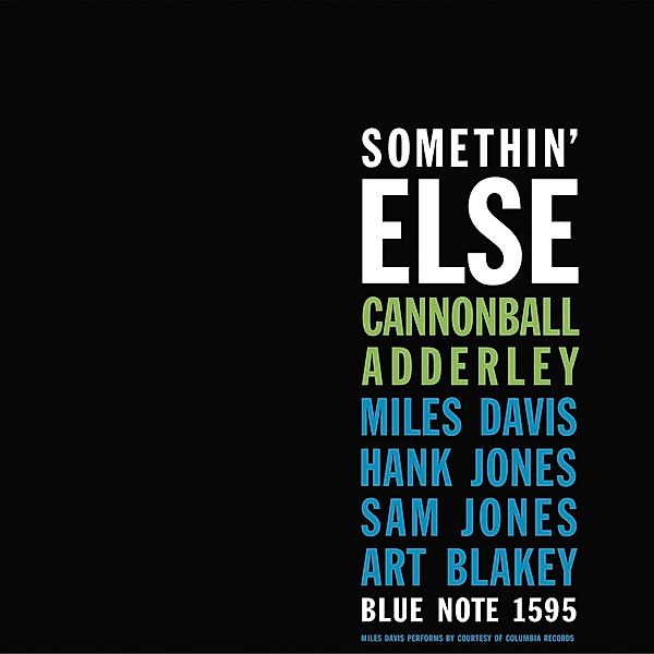 Somethin' Else (Vinyl), Cannonball Adderley