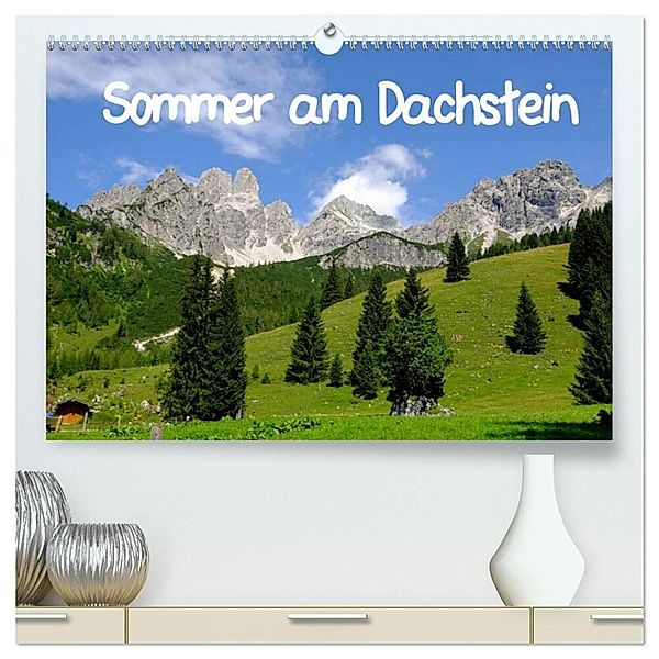 Sommer am Dachstein (hochwertiger Premium Wandkalender 2024 DIN A2 quer), Kunstdruck in Hochglanz, Nordstern