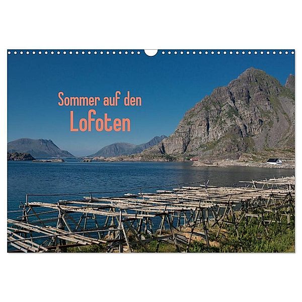 Sommer auf den Lofoten (Wandkalender 2024 DIN A3 quer), CALVENDO Monatskalender, Andreas Drees