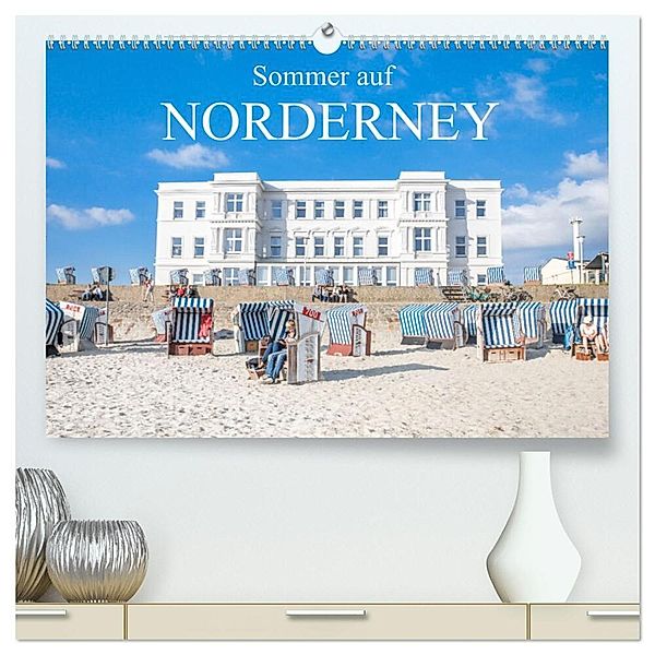 Sommer auf Norderney (hochwertiger Premium Wandkalender 2024 DIN A2 quer), Kunstdruck in Hochglanz, Dietmar Scherf