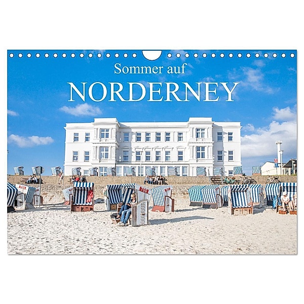 Sommer auf Norderney (Wandkalender 2024 DIN A4 quer), CALVENDO Monatskalender, Dietmar Scherf