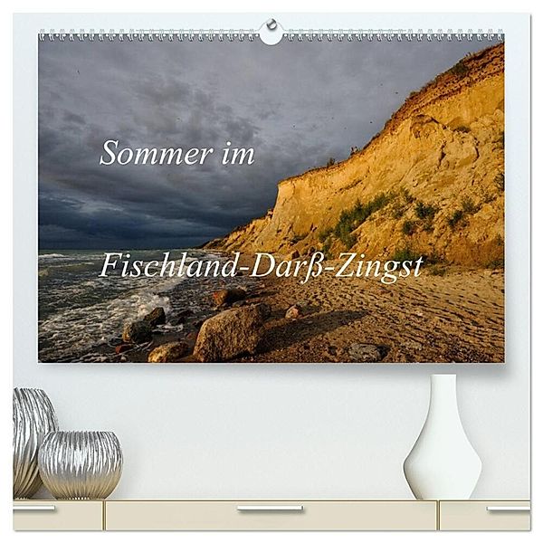 Sommer im Fischland-Darß-Zingst (hochwertiger Premium Wandkalender 2024 DIN A2 quer), Kunstdruck in Hochglanz, Friedrich Pries