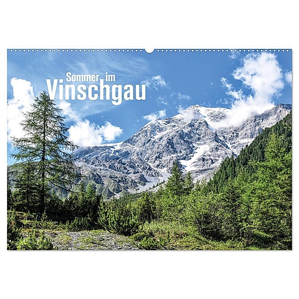 Sommer im Vinschgau (Wandkalender 2024 DIN A2 quer), CALVENDO Monatskalender, Joachim Barig