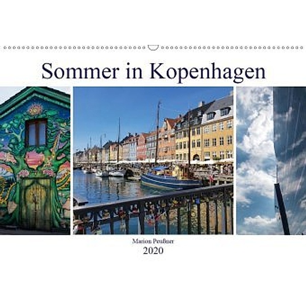 Sommer in Kopenhagen (Wandkalender 2020 DIN A2 quer), Marion Peussner