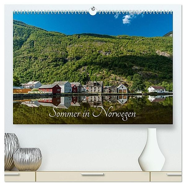 Sommer in Norwegen (hochwertiger Premium Wandkalender 2025 DIN A2 quer), Kunstdruck in Hochglanz, Calvendo, romanburri photography