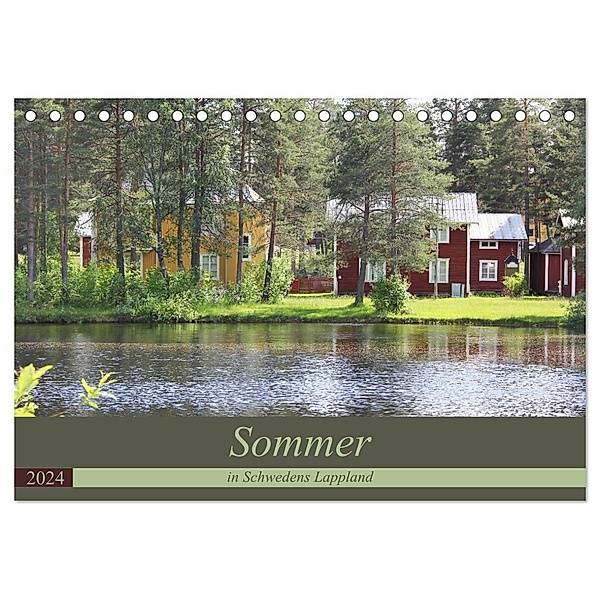 Sommer in Schwedens Lappland (Tischkalender 2024 DIN A5 quer), CALVENDO Monatskalender, Flori0