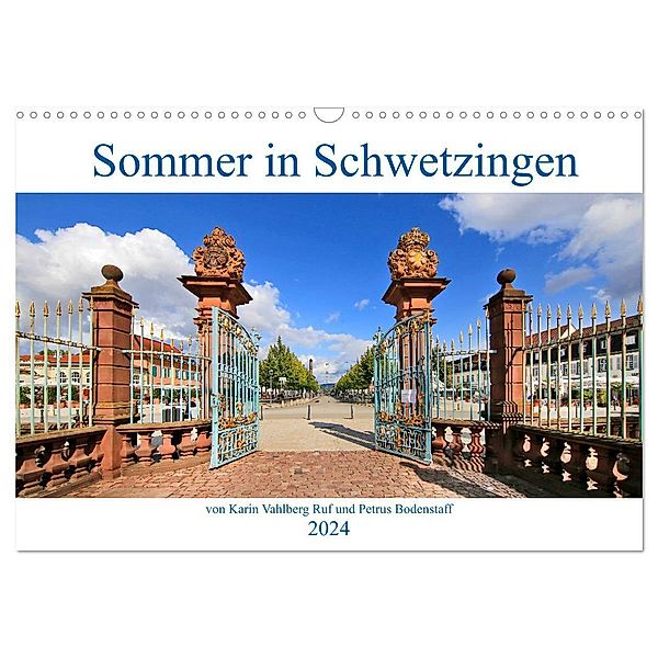 Sommer in Schwetzingen von Karin Vahlberg Ruf und Petrus Bodenstaff (Wandkalender 2024 DIN A3 quer), CALVENDO Monatskalender, Petrus Bodenstaff Karin Vahlberg Ruf