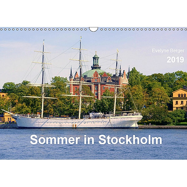 Sommer in Stockholm 2019 (Wandkalender 2019 DIN A3 quer), Evelyne Berger