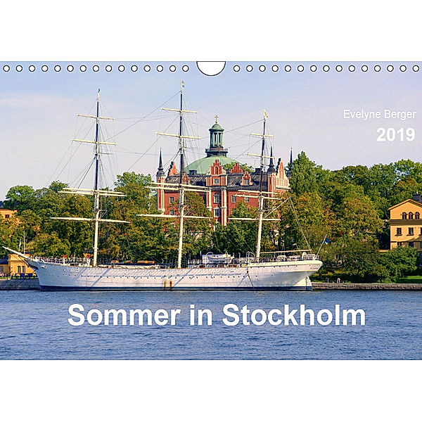 Sommer in Stockholm 2019 (Wandkalender 2019 DIN A4 quer), Evelyne Berger