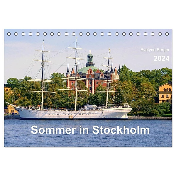 Sommer in Stockholm 2024 (Tischkalender 2024 DIN A5 quer), CALVENDO Monatskalender, Evelyne Berger