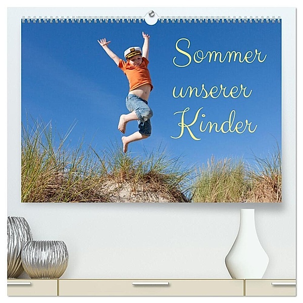 Sommer unserer Kinder (hochwertiger Premium Wandkalender 2024 DIN A2 quer), Kunstdruck in Hochglanz, Siegfried Kuttig