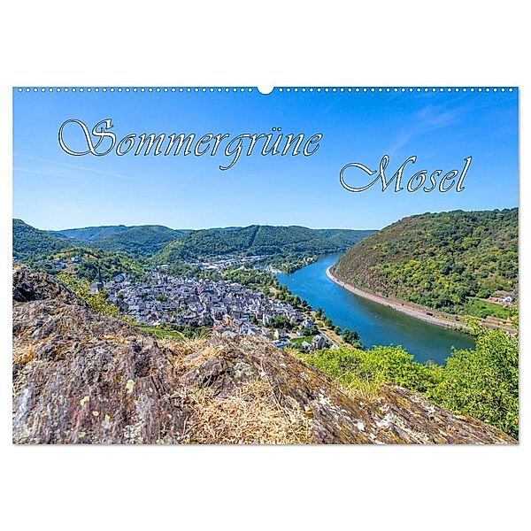 Sommergrüne Mosel (Wandkalender 2024 DIN A2 quer), CALVENDO Monatskalender, Natalja Thomas