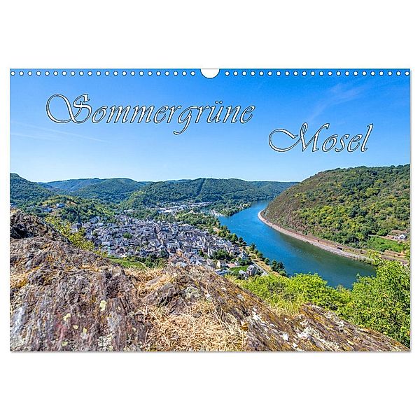 Sommergrüne Mosel (Wandkalender 2024 DIN A3 quer), CALVENDO Monatskalender, Natalja Thomas