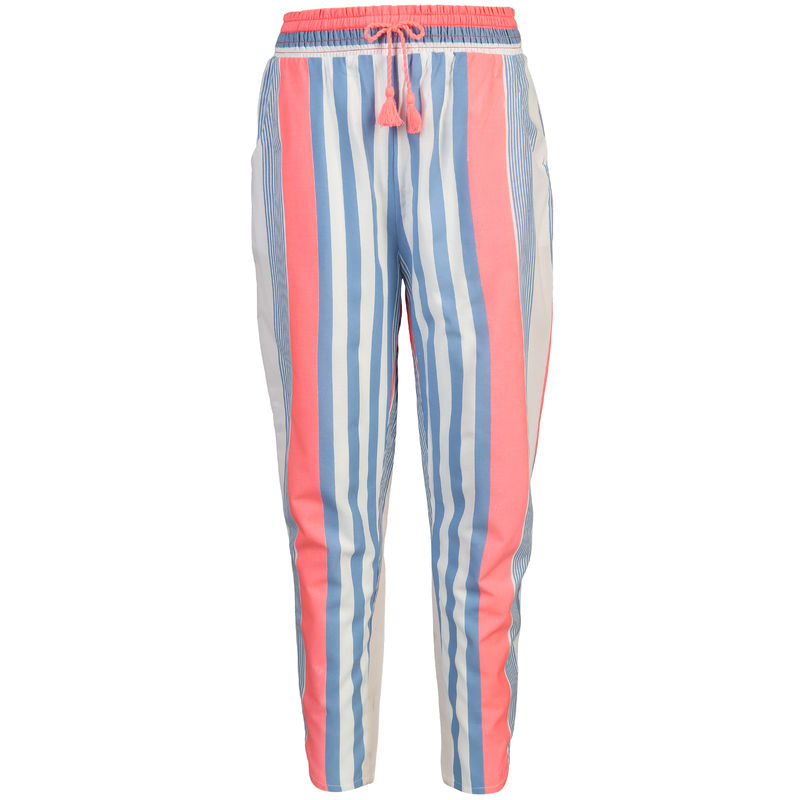 Sommerhose STRIPES in neon coral