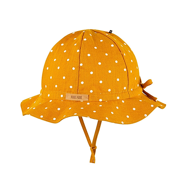 PURE PURE BY BAUER Sommerhut LEA DOTS in mango/white
