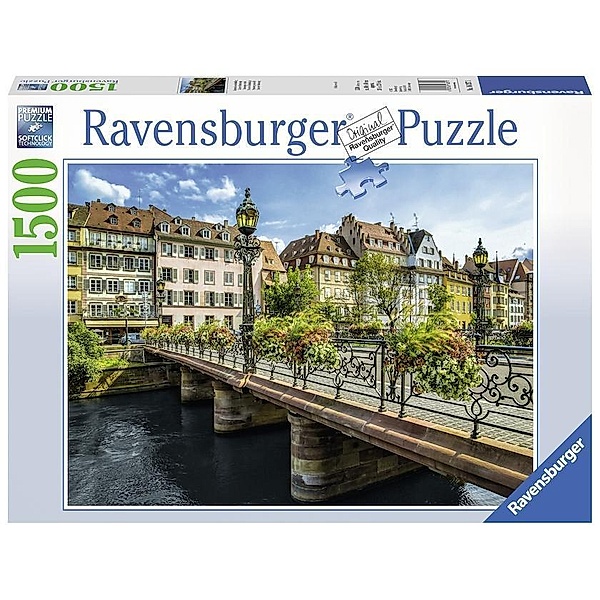 Sommerliches Straßburg. Puzzle 1500 Teile