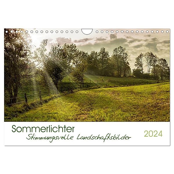 Sommerlichter - Stimmungsvolle Landschaftsbilder (Wandkalender 2024 DIN A4 quer), CALVENDO Monatskalender, Linda Geisdorf