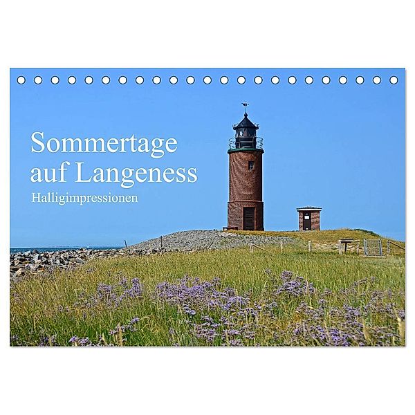 Sommertage auf Langeness (Tischkalender 2024 DIN A5 quer), CALVENDO Monatskalender, Sarnade