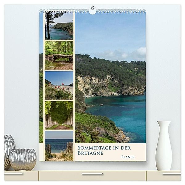 Sommertage in der Bretagne (hochwertiger Premium Wandkalender 2024 DIN A2 hoch), Kunstdruck in Hochglanz, AJ Beuck
