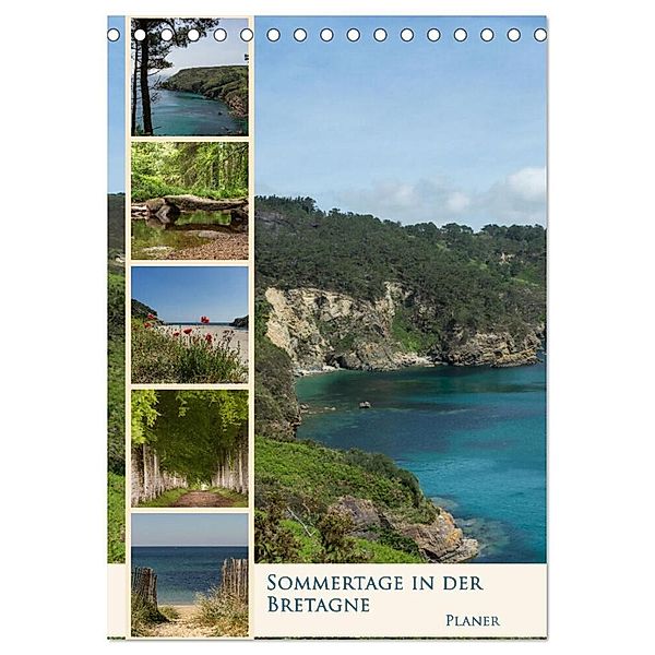 Sommertage in der Bretagne (Tischkalender 2024 DIN A5 hoch), CALVENDO Monatskalender, AJ Beuck