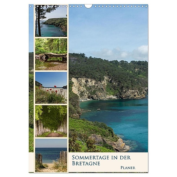 Sommertage in der Bretagne (Wandkalender 2024 DIN A3 hoch), CALVENDO Monatskalender, AJ Beuck