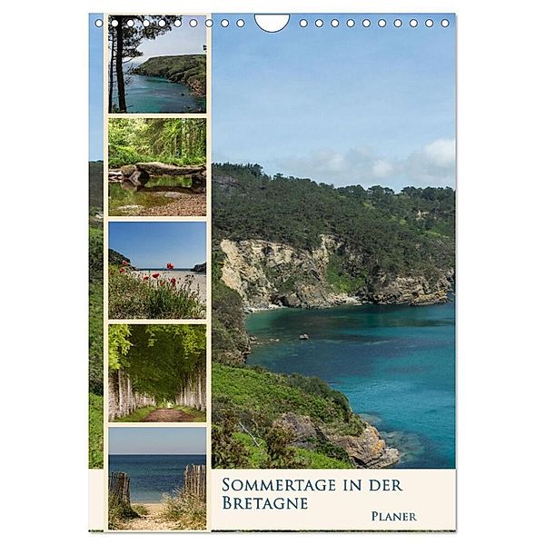 Sommertage in der Bretagne (Wandkalender 2025 DIN A4 hoch), CALVENDO Monatskalender, Calvendo, AJ Beuck
