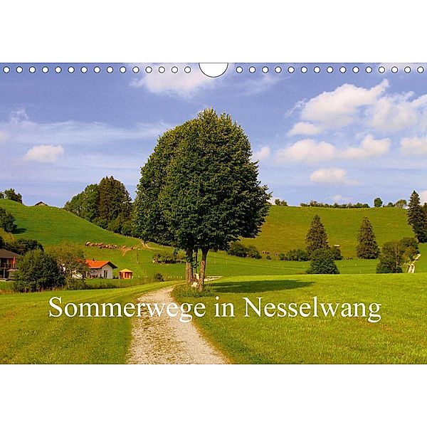 Sommerwege in Nesselwang (Wandkalender 2021 DIN A4 quer), Ulrike Brück