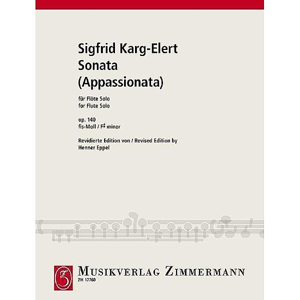 Sonata (Appassionata), Sigfrid Karg-elert