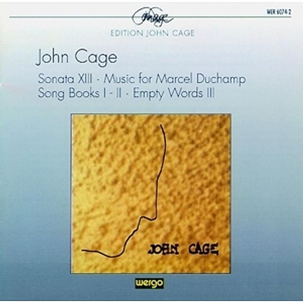 Sonata Xiii/Music For Marcel Duchamp/Song Book, Peter Roggenkamp, John Cage, Schola Cantorum S