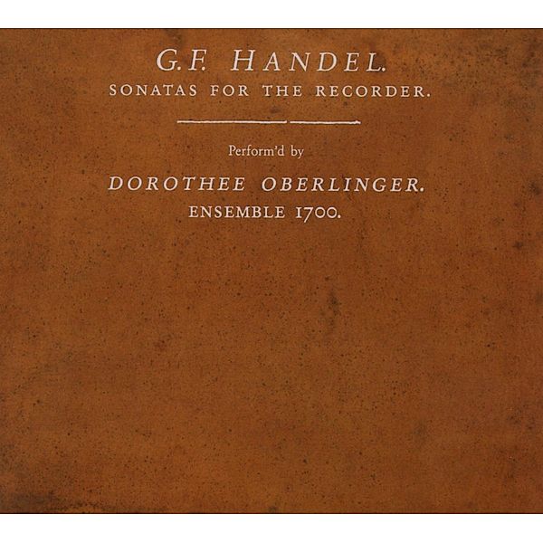 Sonatas For The Recorder (SACD), Oberlinger, Ensemble 1700