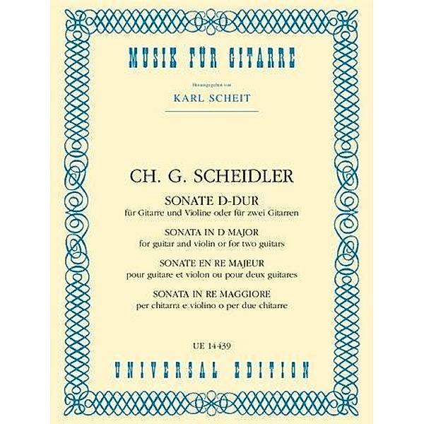 Sonate, Christian Gottlieb Scheidler