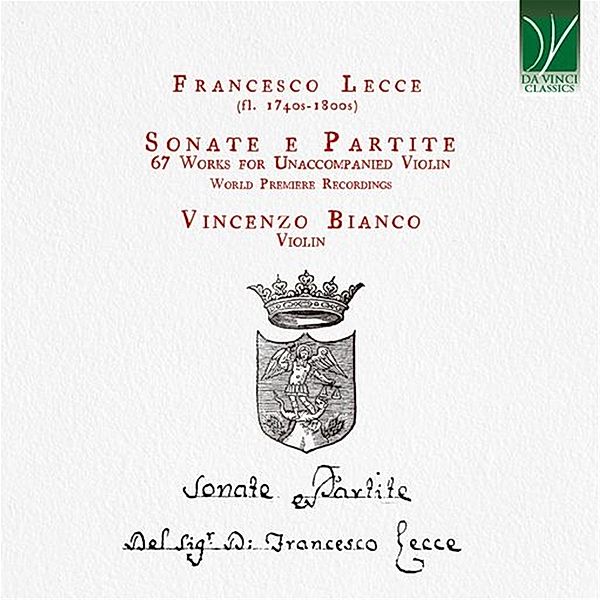 Sonate E Partite (67 Works For Unaccompanied Violi, Vincenzo Bianco