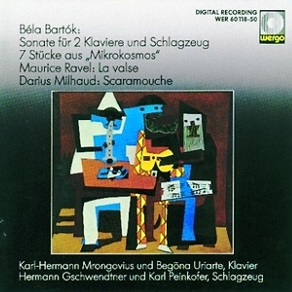Sonate Fur 2 Klaviere Und Schlagzeug/7 Stücke Au, Hermann Gschwendtner, Karl-hermann Mrongovius