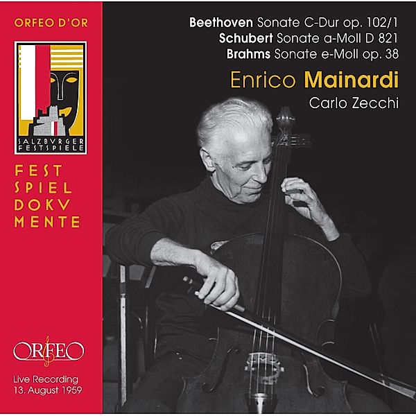 Sonate Op.102/1,A-Moll D 821,Op.38, Enrico Mainardi, Carlo Zecchi