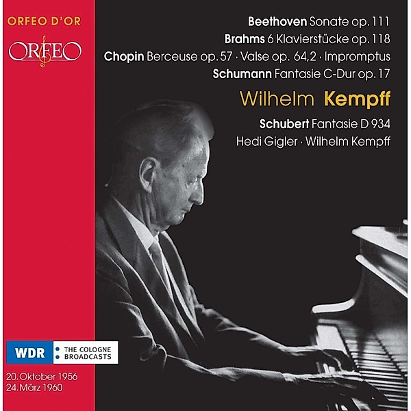 Sonate Op.111/6 Klavierstücke Op.118/Berceuse/+, Kempff, Gigler