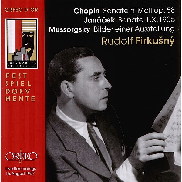 Sonate Op.58/Sonate 1.X.1905/Bilder E.Ausstellung, Rudolf Firkusny