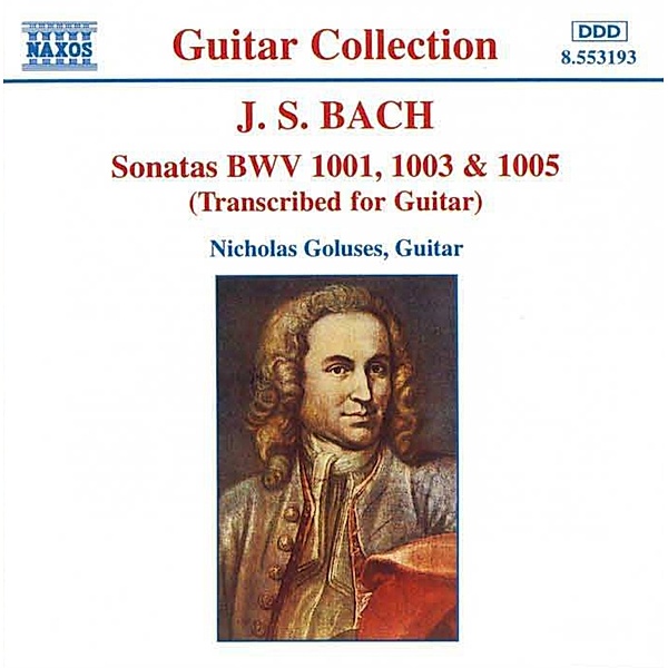 Sonaten Bwv 1001,1003,1005, Nicholas Goluses